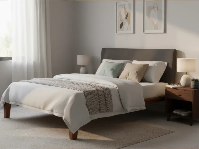 Jade Solid Wood King Size Double Bed